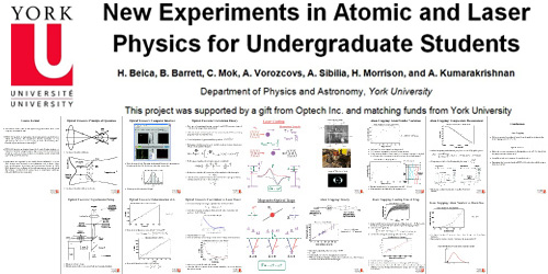 Atom Trapping Lab Course Poster